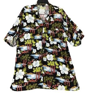 Mixmi Shirt Mens XL Relaxed Resort Coastal Islandcore Tropical‎ Vacation Outfit